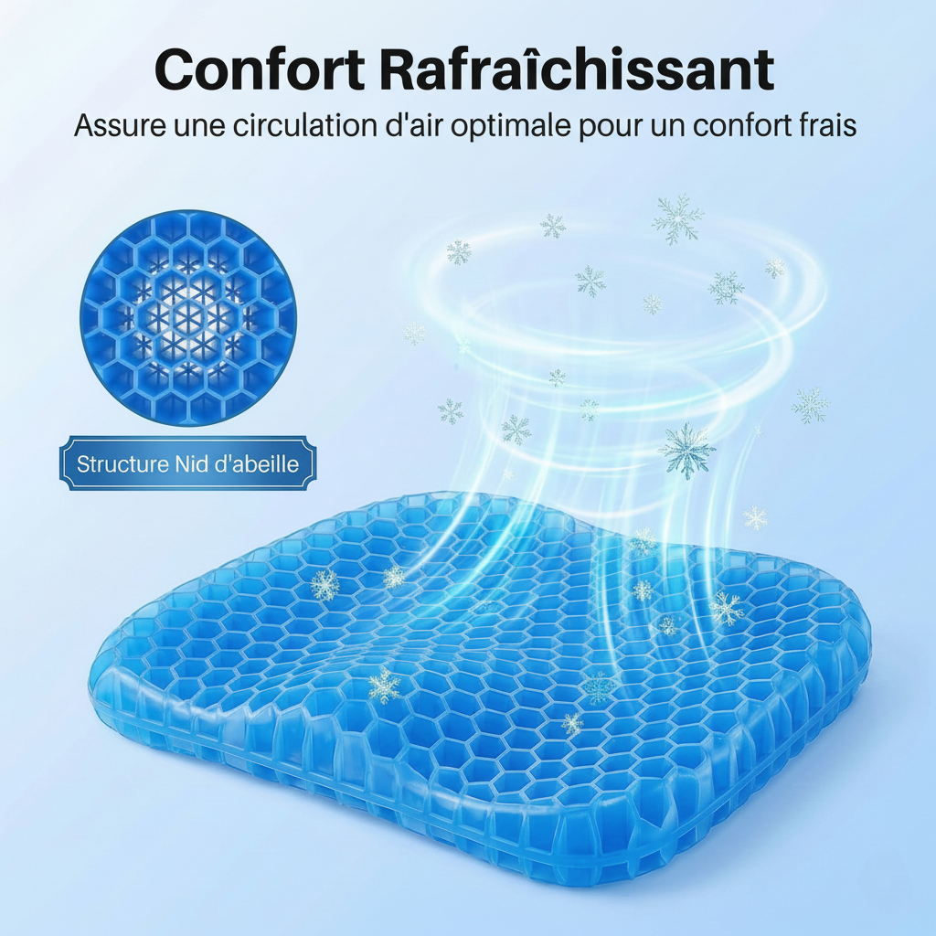 Le coussin Ergonomique gelBLÜE