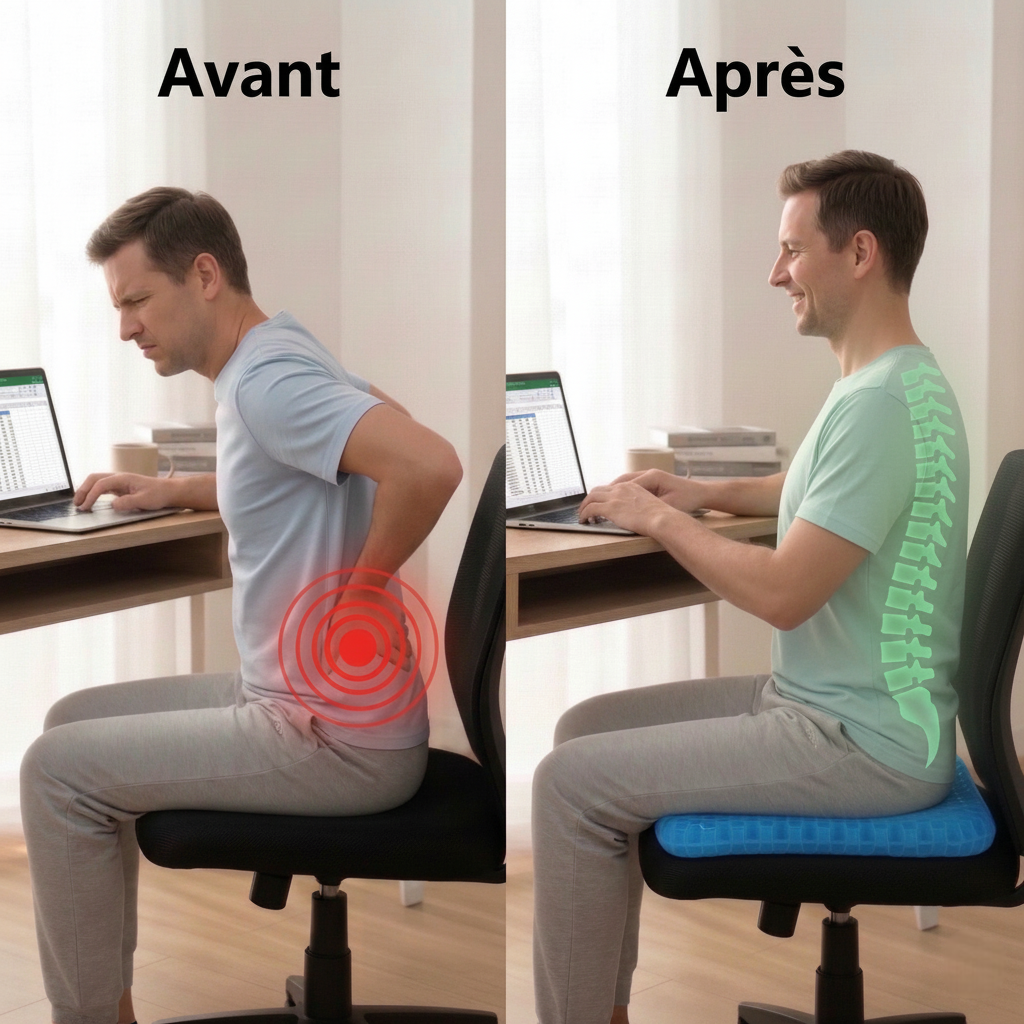 Le coussin Ergonomique gelBLÜE